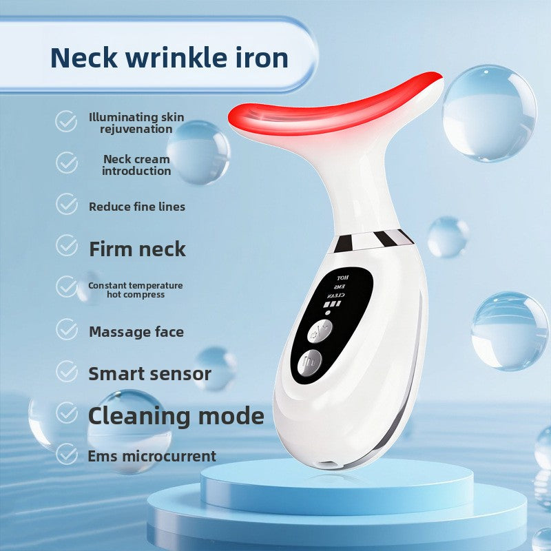 Portable EMS Neck Massage Beauty Device
