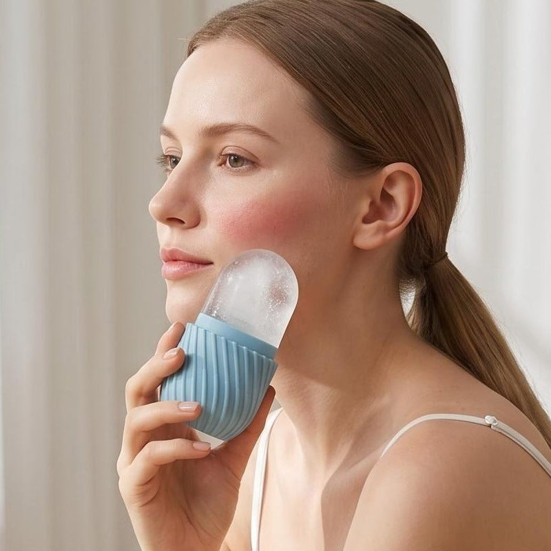 Facial Ice Cube Massage Silicone Ice Ball Portable Facial Pore Shrinking