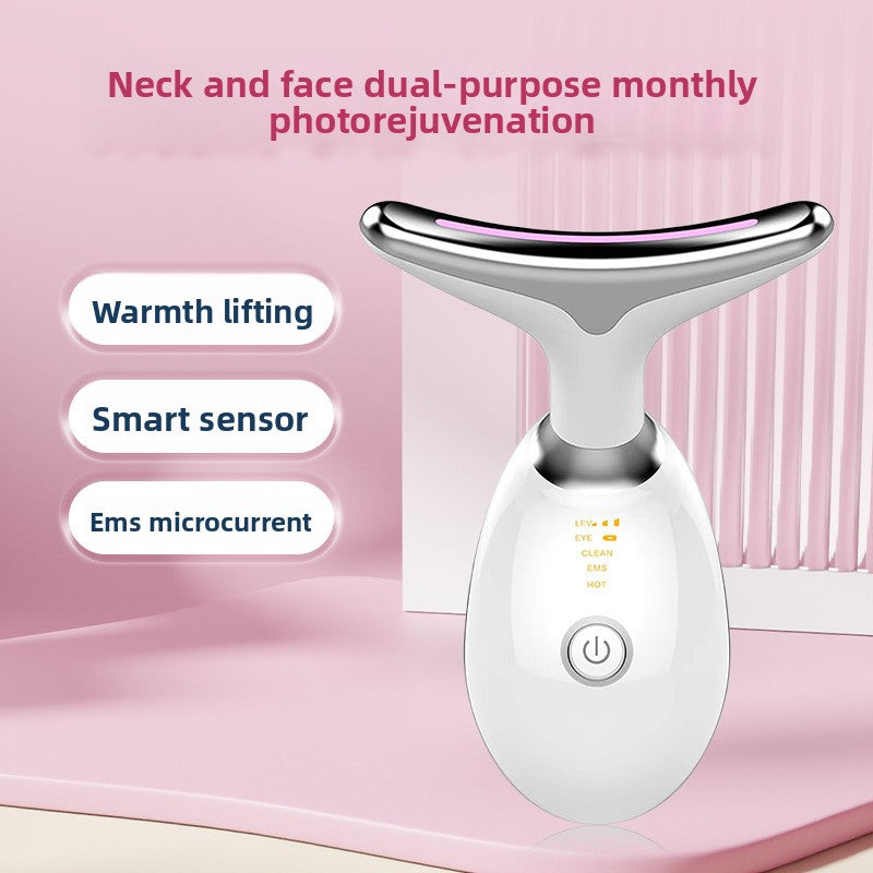 Portable EMS Neck Massage Beauty Device