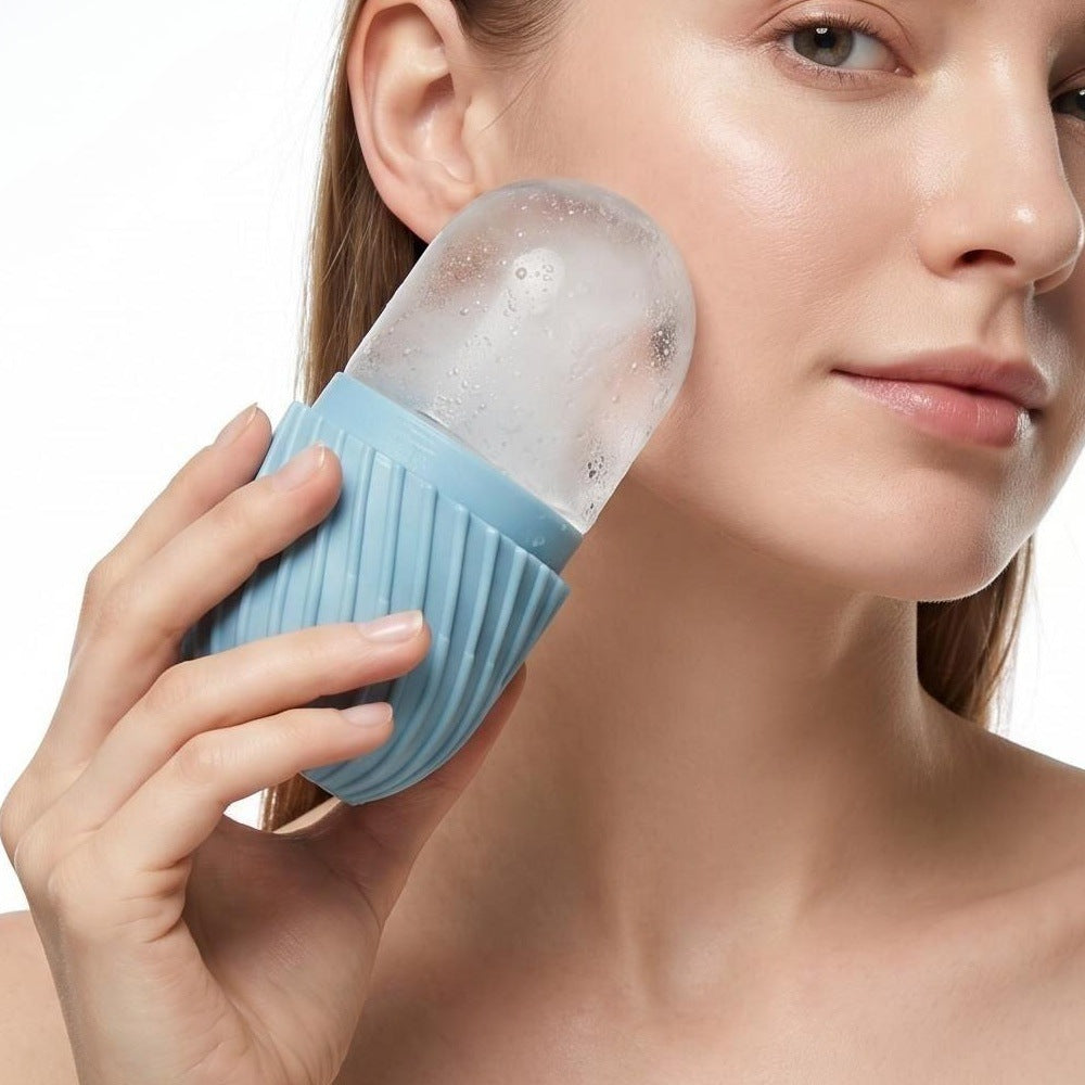 Facial Ice Cube Massage Silicone Ice Ball Portable Facial Pore Shrinking
