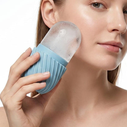 Facial Ice Cube Massage Silicone Ice Ball Portable Facial Pore Shrinking