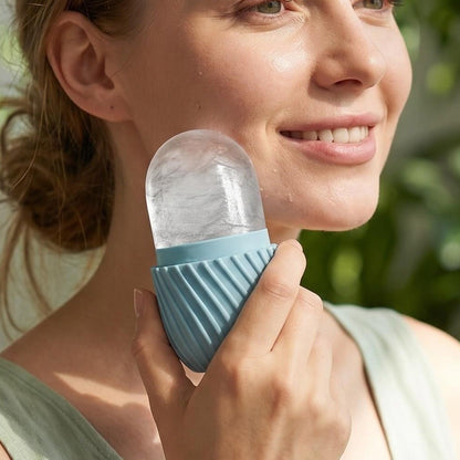 Facial Ice Cube Massage Silicone Ice Ball Portable Facial Pore Shrinking