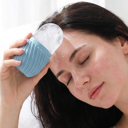 Facial Ice Cube Massage Silicone Ice Ball Portable Facial Pore Shrinking