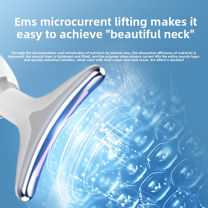 Portable EMS Neck Massage Beauty Device
